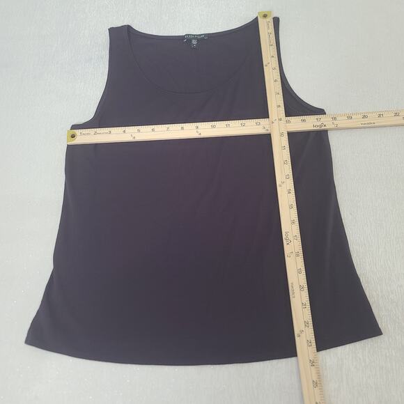 Eileen Fisher women's stretch scoop tank top purple Size medium - Picture 5 of 9